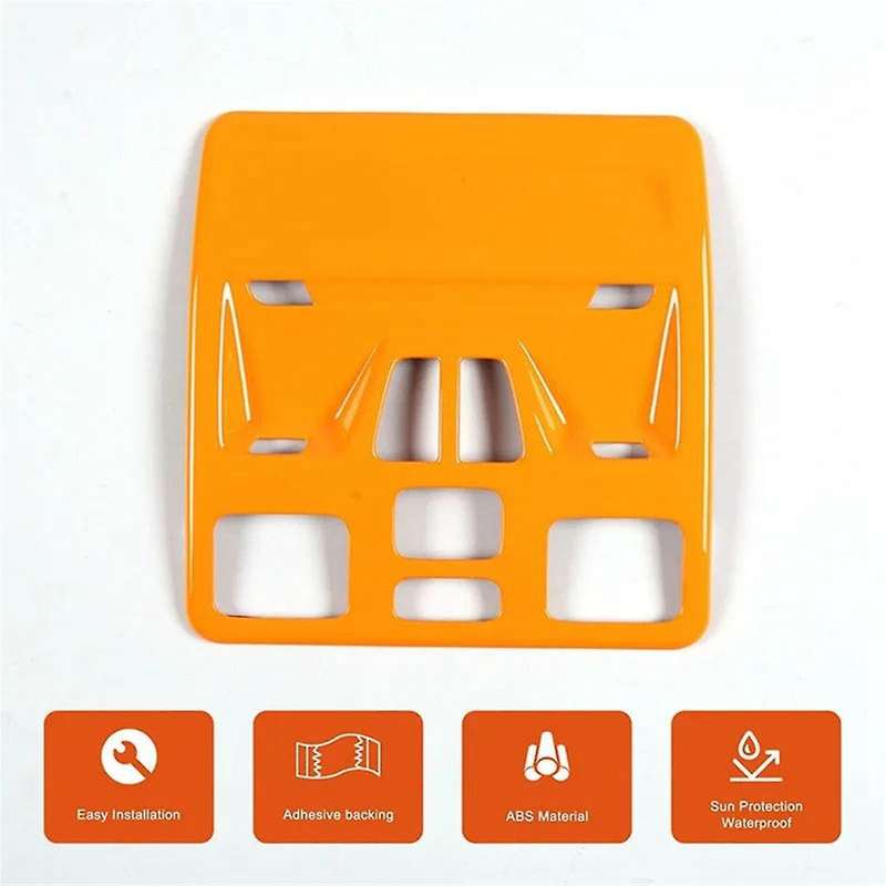 for 2023 2024 Car Front Reading Light Frame Cover Trim Interior Accessories Orange