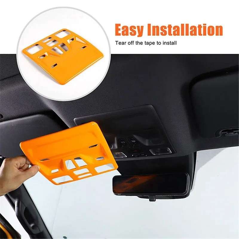 for 2023 2024 Car Front Reading Light Frame Cover Trim Interior Accessories Orange