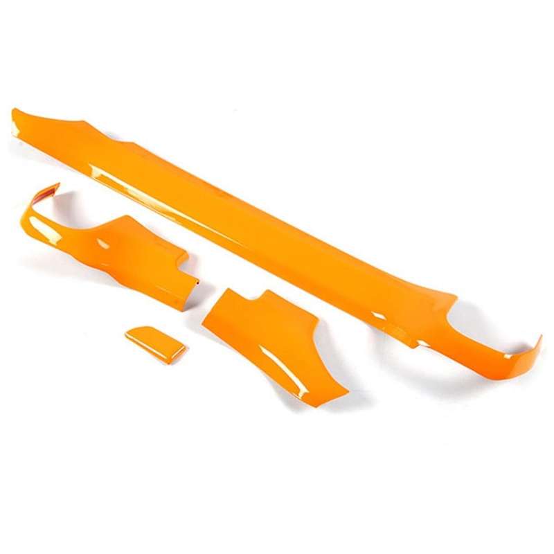 for 2023 2024 LHD Car Center Console Dashboard Trim Cover Interior Accessories Orange
