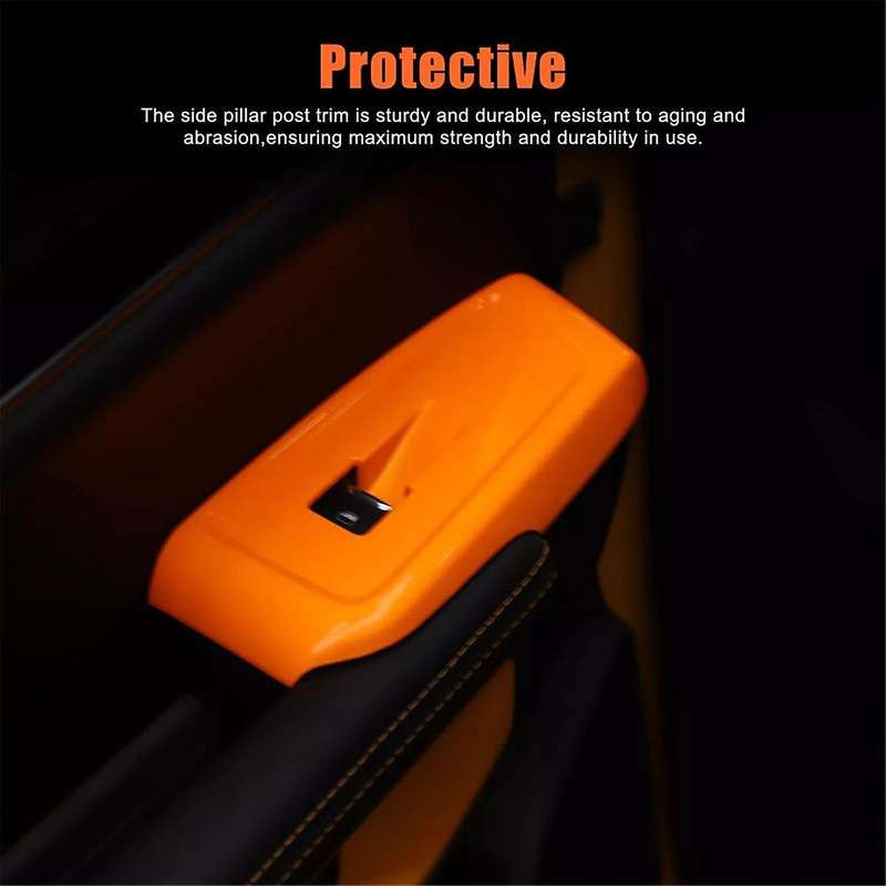 for 2023 2024 LHD Car Window Lift Switch Panel Cover Trim Interior Accessories Orange