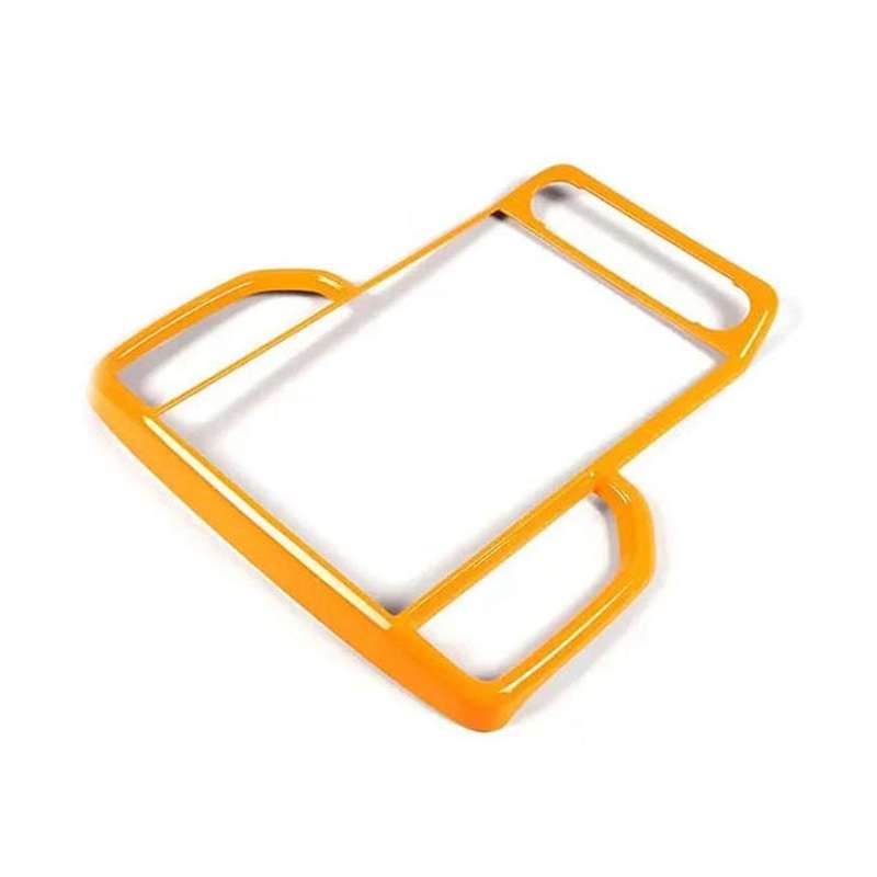 for 2023 2024 Center Control Air Vent Outlet Cover Display Screen Trim Interior Accessories Orange