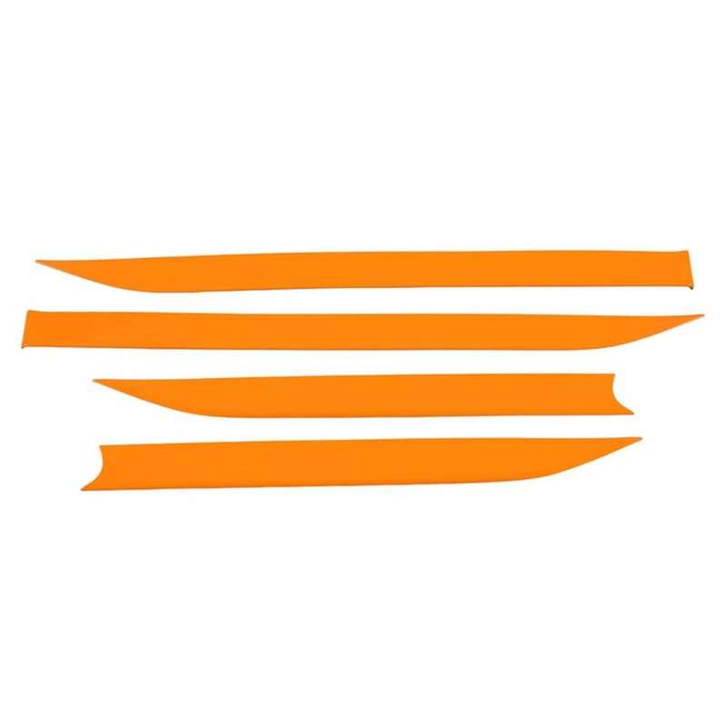 for 2023 2024 Car Inner Door Panel Strip Trim Cover Interior Accessories Orange