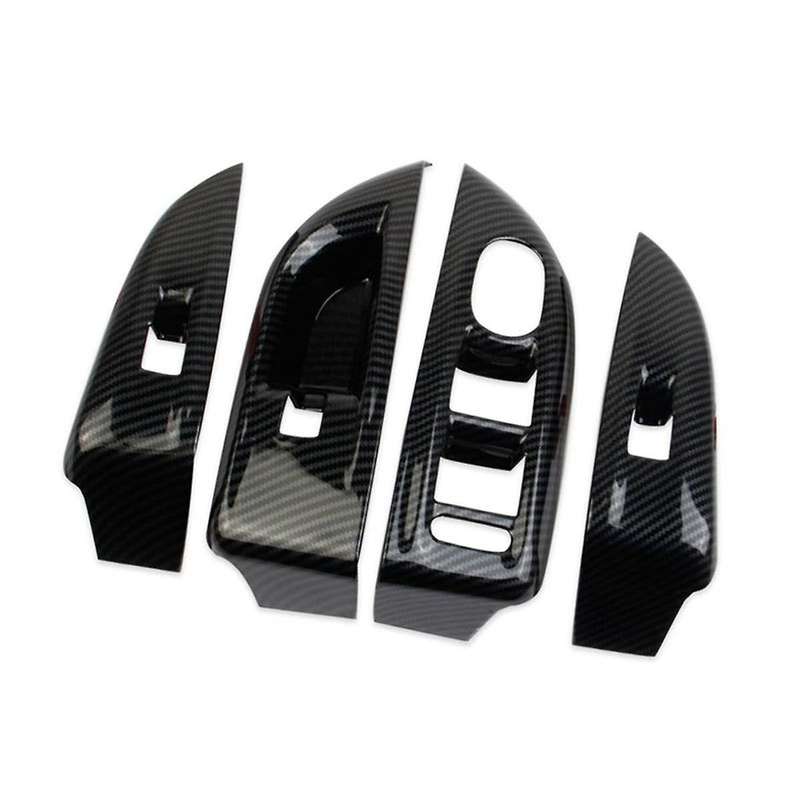 for 2023 2024 Car Window Lifting Switch Panel Cover Trim Interior Accessories ,abs Carbon Fiber