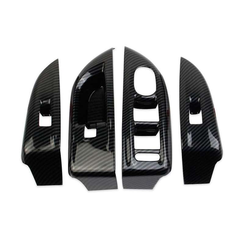 for 2023 2024 Car Window Lifting Switch Panel Cover Trim Interior Accessories ,abs Carbon Fiber