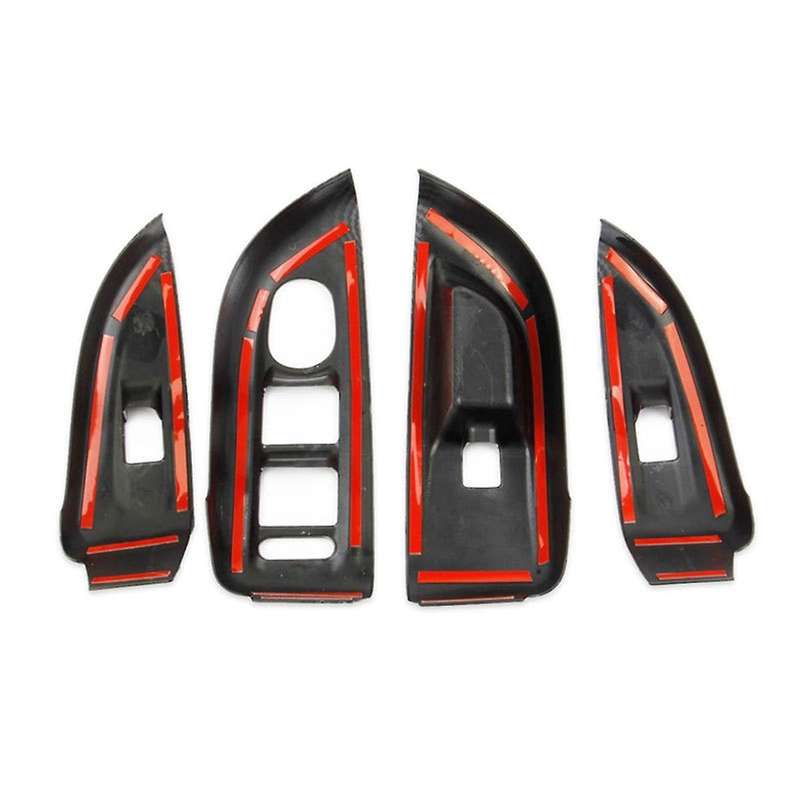 for 2023 2024 Car Window Lifting Switch Panel Cover Trim Interior Accessories ,abs Carbon Fiber