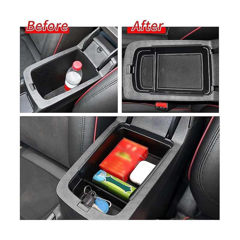for 2023 2024 Center Console Storage Armrest Box Tray Organizer Interior Accessories