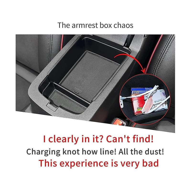 for 2023 2024 Center Console Storage Armrest Box Tray Organizer Interior Accessories
