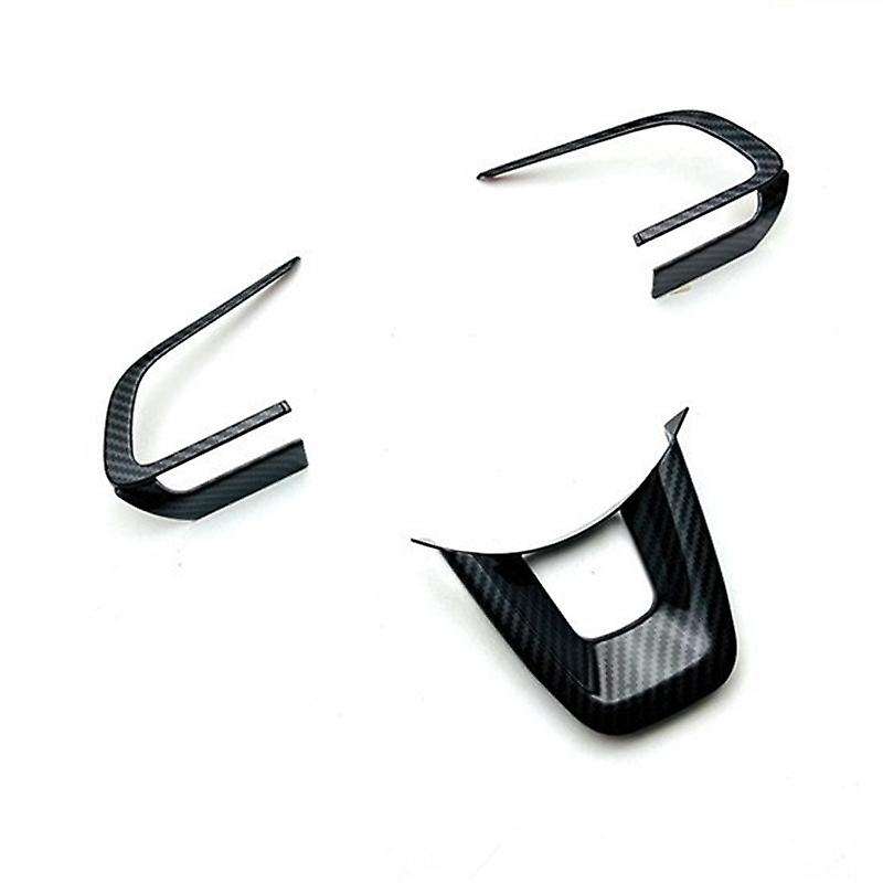 for 2023 Yaris Ativ Vois Carbon Fiber Car Steering Wheel Cover Trim Moldings