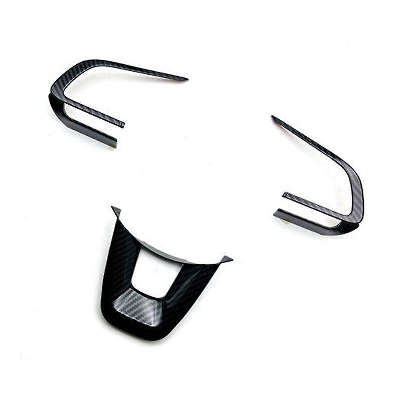 for 2023 Yaris Ativ Vois Carbon Fiber Car Steering Wheel Cover Trim Moldings