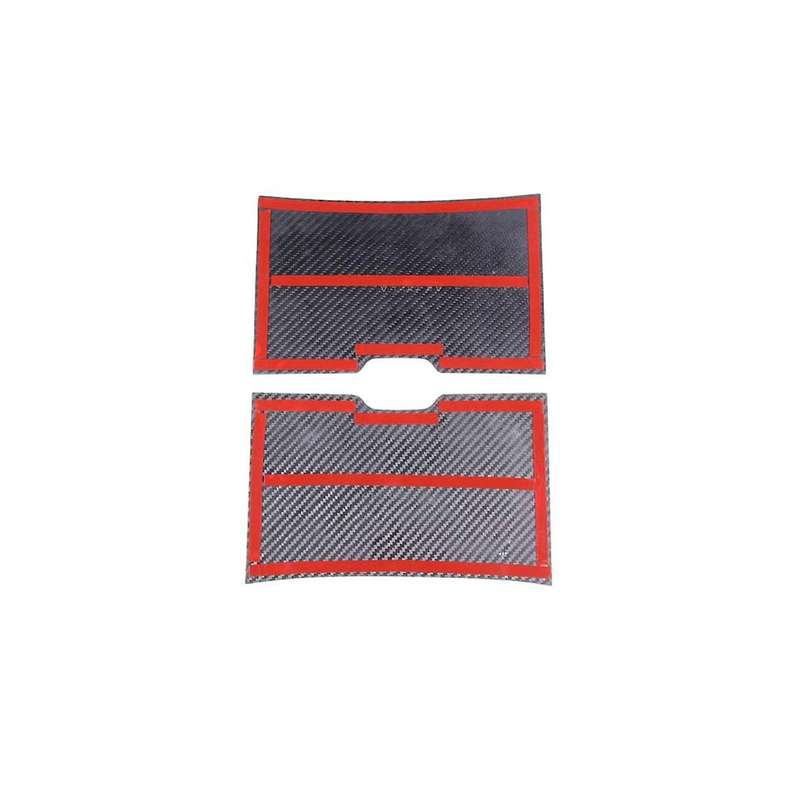 for 2023 Dry Carbon Fiber Central Control Water Cup Holder Panel Cover Trim Car Accessories