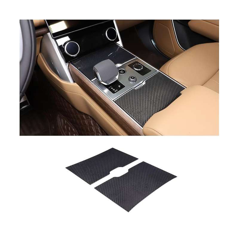 for 2023 Dry Carbon Fiber Central Control Water Cup Holder Panel Cover Trim Car Accessories