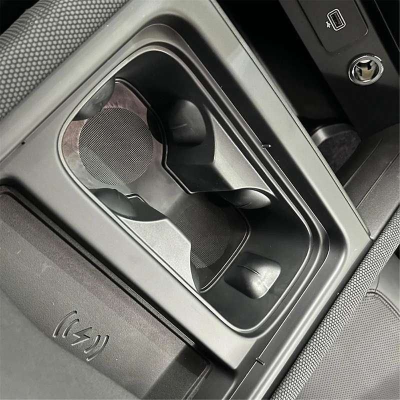 for 2023-2024 Car Center Console Cup Coaster Cup Holder Insert Accessories Tpe Black