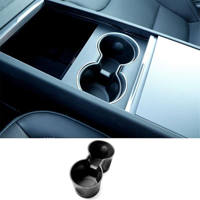 for 2024 Car Center Console Cup Holder Insert TPE Interior Accessories