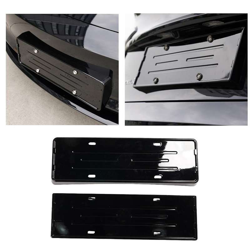 for 2024 Car License Plate Frame, Front+rear License Plate Holder Accessories,b