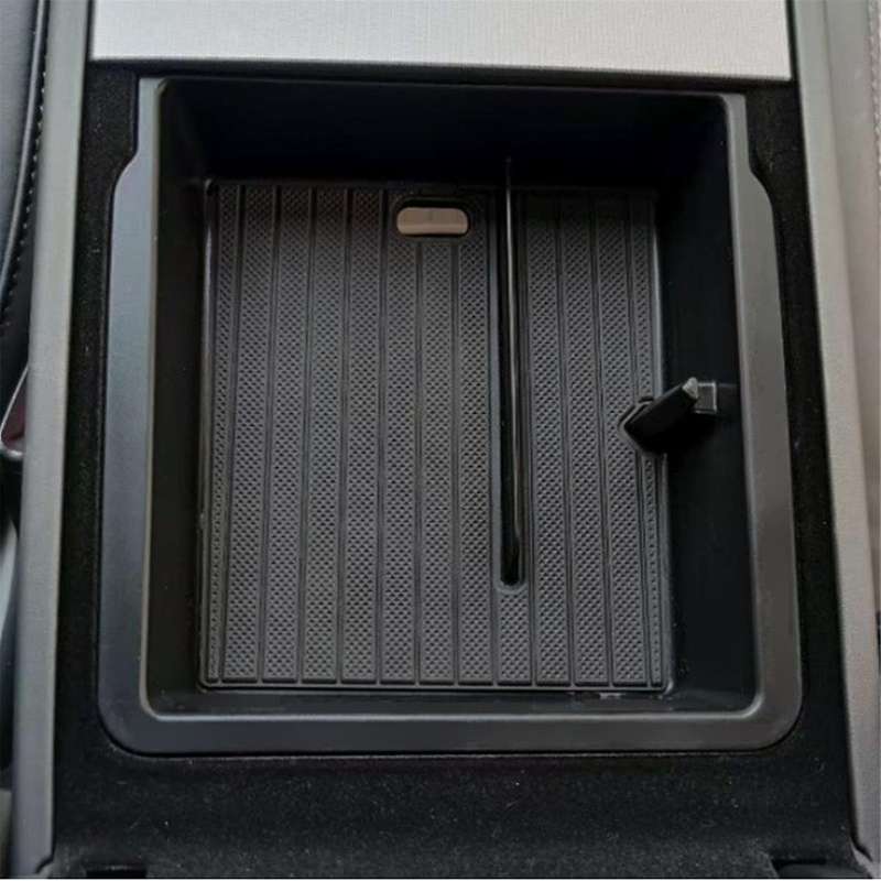 for 2024 Center Armrest Storage Box, Storage Box Armrest Box with Glasses Holder