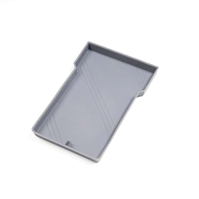 for 2024 Center Console Organizer Tray Pad Silicone Armrest Storage Box Lower Bottom Mat ,grey