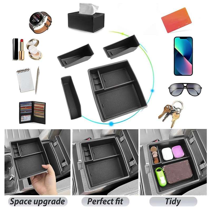 for 2024 Center Console Organizer Armrest Storage Gear Shift Storage Side Door Storage Tray Accessor
