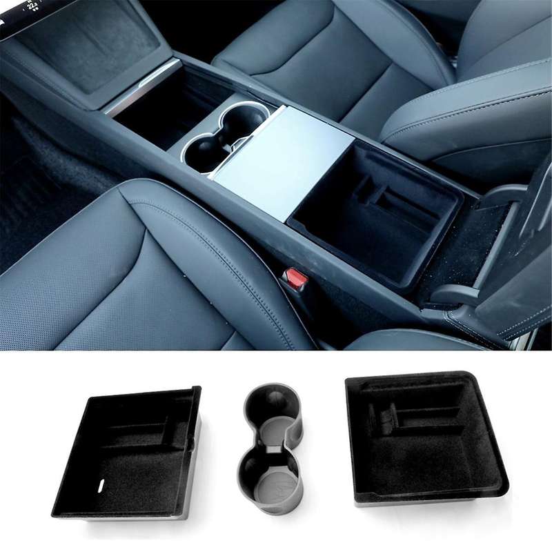 for 2024 Center Console Organizer Armrest Storage Box Cup Holder Insert Accessories