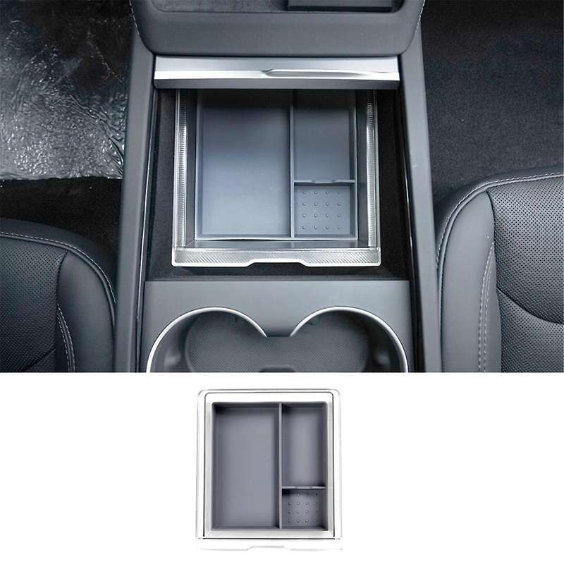 for 2024 Center Console Organizer Storage Box Interior Accessories - with Smooth Slide Technology