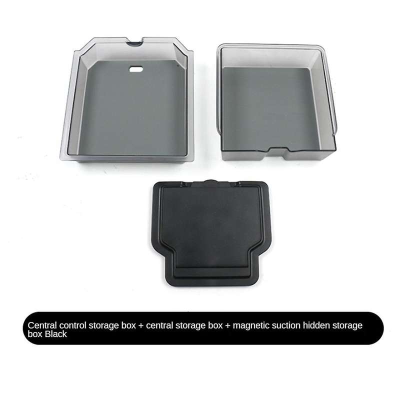 for 2024 Hidden Storage Box Center Console Organizer Armrest Bracket Box,3pcs
