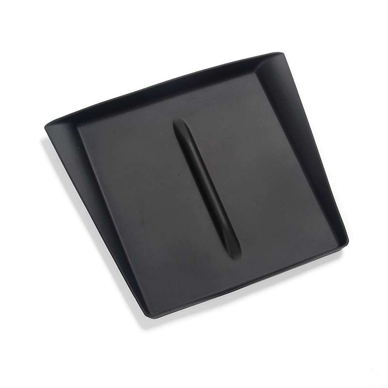 for 2024 Center Console Organizer+armrest Storage Bottom+wireless Charging Mat ,silicone Black