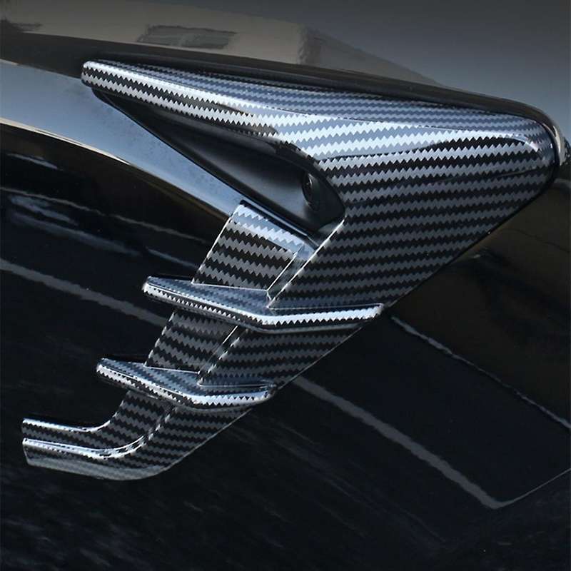for 2024 Side Camera Protection Cover Side Cover Trim Stickers - Bright Carbon