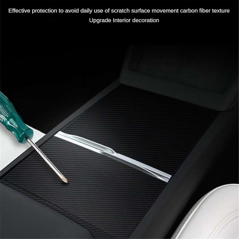 for 2024 Real Carbon Fiber Center Console Panel Cover Kit Protector Interior Accessories