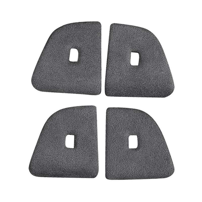 for 2024 Model 3 Car Door Switch Panel Sticker Suede Suede Decoration Sticker Auto Interior Accessor