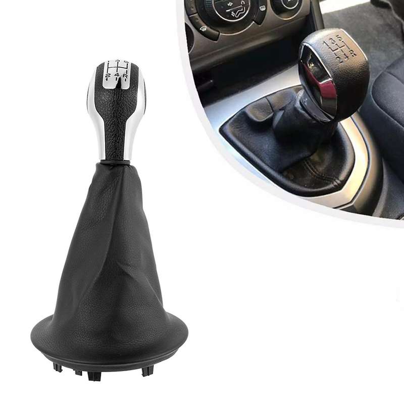 for 206 C2 C3 C4 Elysee Shifter Car Leather Boot Shift Knob Head Lever Cover