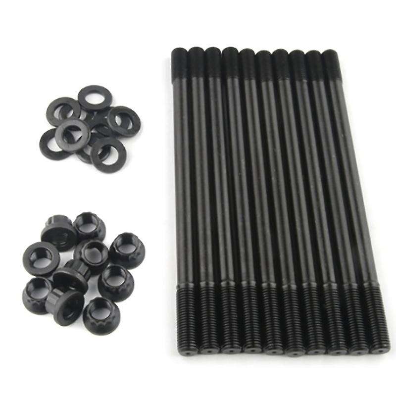 for 2084304 Cylinder Head Studs Point Head for Prelude H22 H22A4 H23A H23A1 VTEC 2.2L