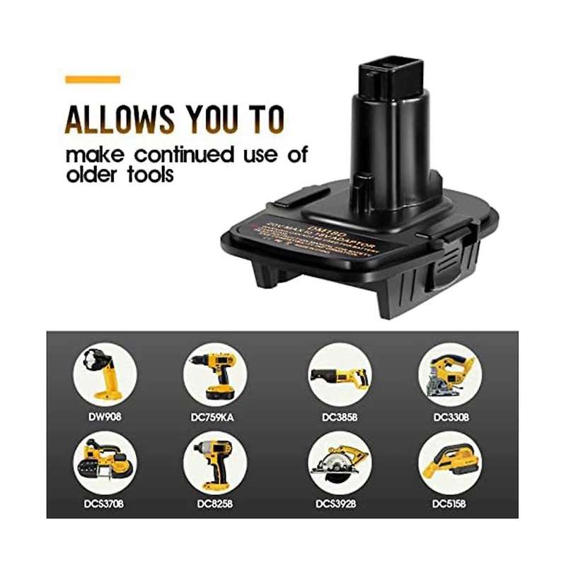 for 20v to 18v Battery Adapter, Dm18d Upgraded Version Dca1820 Converter for 18v/20v