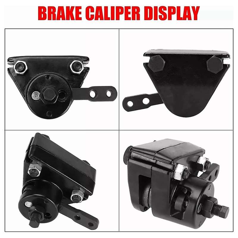 for 212cc 9598 9597 Go Kart Mechanical Brake Caliper and Bracket with Pads