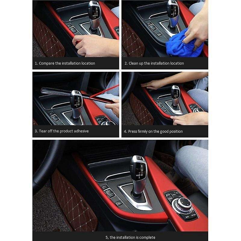 for 3 4 Series 3GT F30 F31 F32 F34 F36 320Li Car Accessories Control Gear Shift Panel Decorative Str