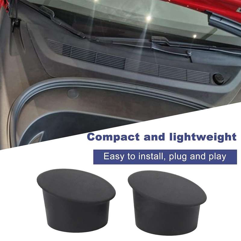 for 3 2021 Front Trunk Box Screw Protection Cover 2pcs