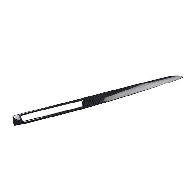 for 3 Alexa 2003-2008 Carbon Fiber Central Control Dashboard Trim Decorative Panel Sticker
