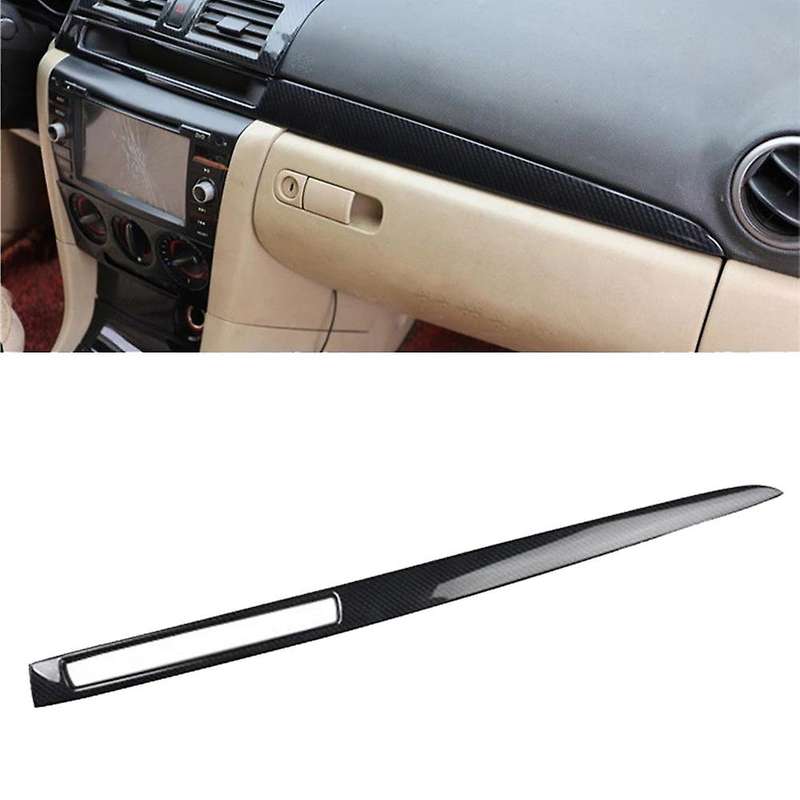 for 3 Alexa 2003-2008 Carbon Fiber Central Control Dashboard Trim Decorative Panel Sticker