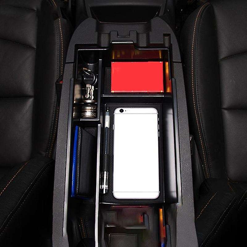 for 3 2018 2019 2020 MK3 Car Products Plastic Organizer Boxes Armrest Storage Box Container
