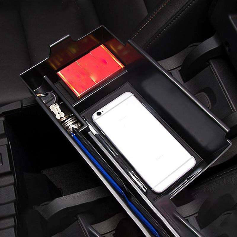 for 3 2018 2019 2020 MK3 Car Products Plastic Organizer Boxes Armrest Storage Box Container