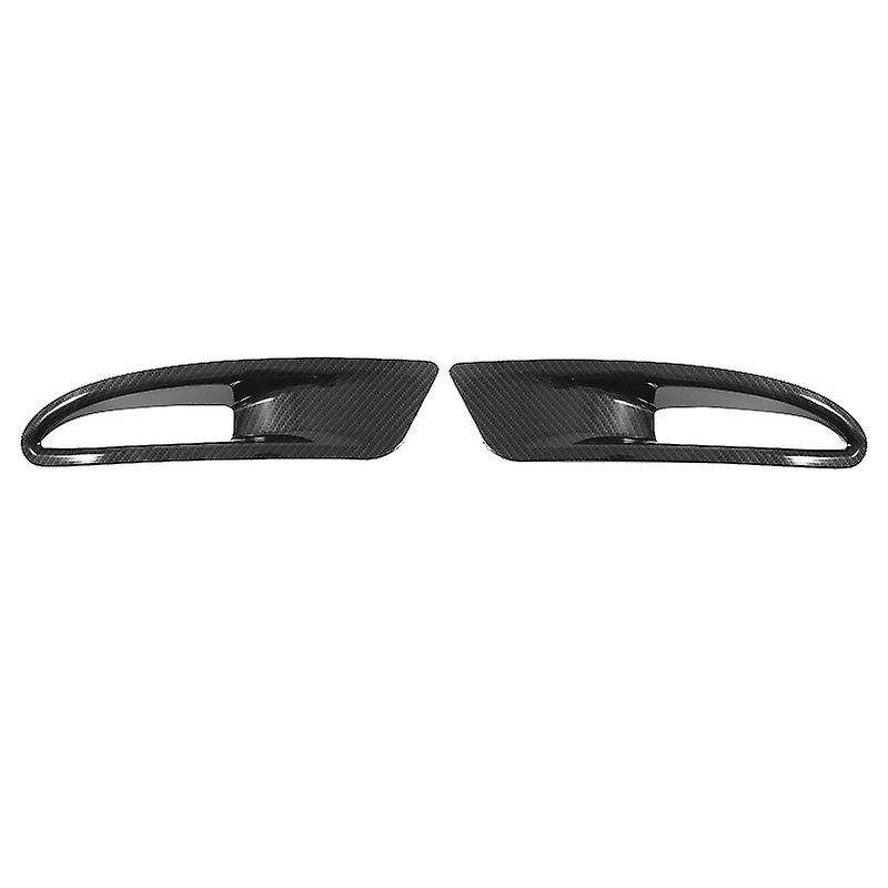 for 3 AXELA Sedan 2014 - 2018 Sedan Carbon Fiber Rear Fog Light Lamp Foglight Cover Trim Decoration