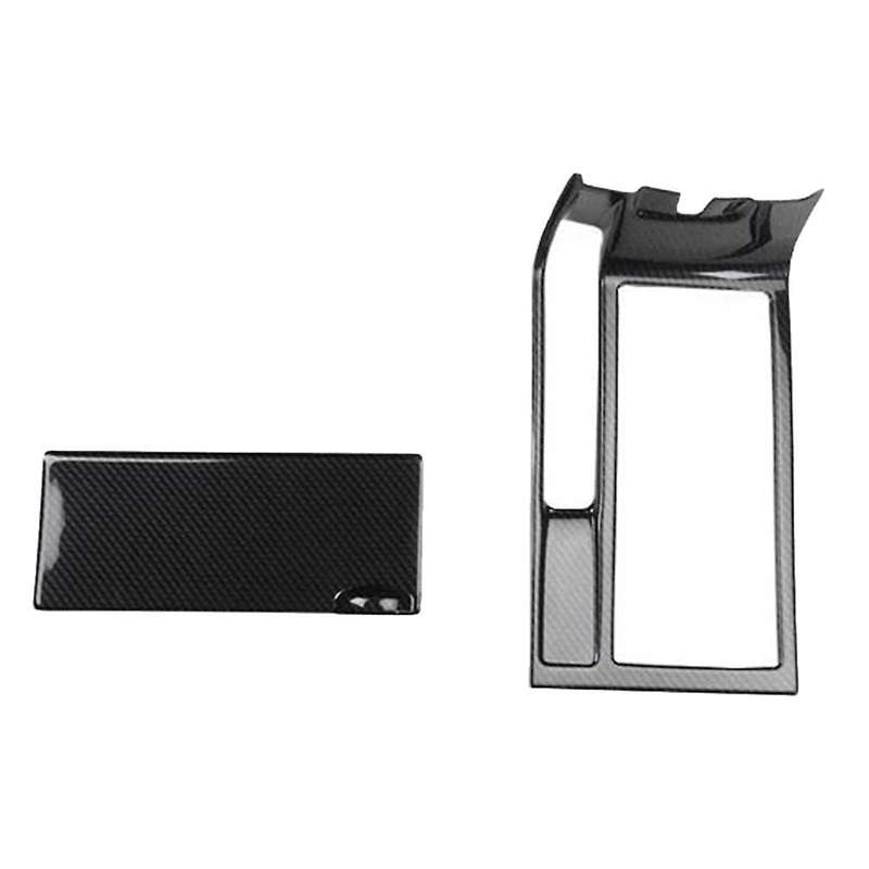 for 3 Alexa 2003-2008 Carbon Fiber Control Water Cup Holder Cover Frame Panel Trim Sticker