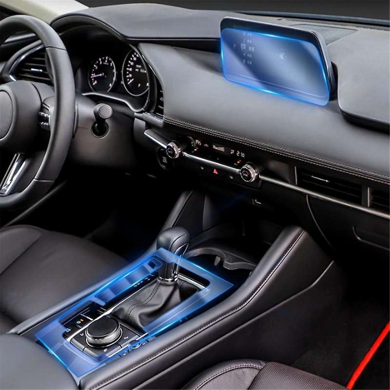 for 3 Axela 2017 2018 2020 2021 Door Center Console Gear Navigation Full Set Of Interior Line Prote