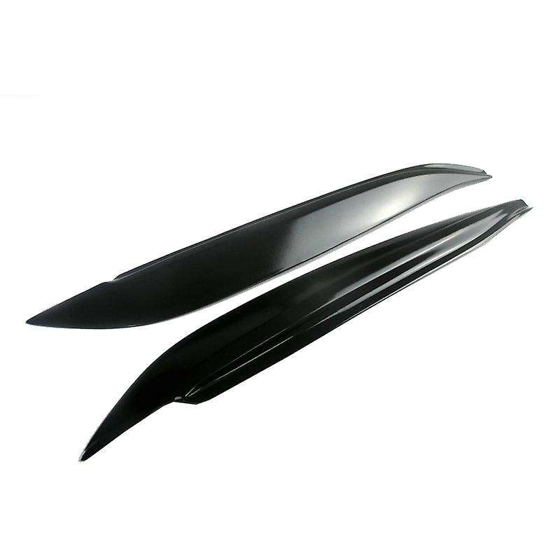 for 3 Hatchback 2004-2009 Glossy Black Front Headlights Eyebrow Eyelid Sticker Trim Car Decoration