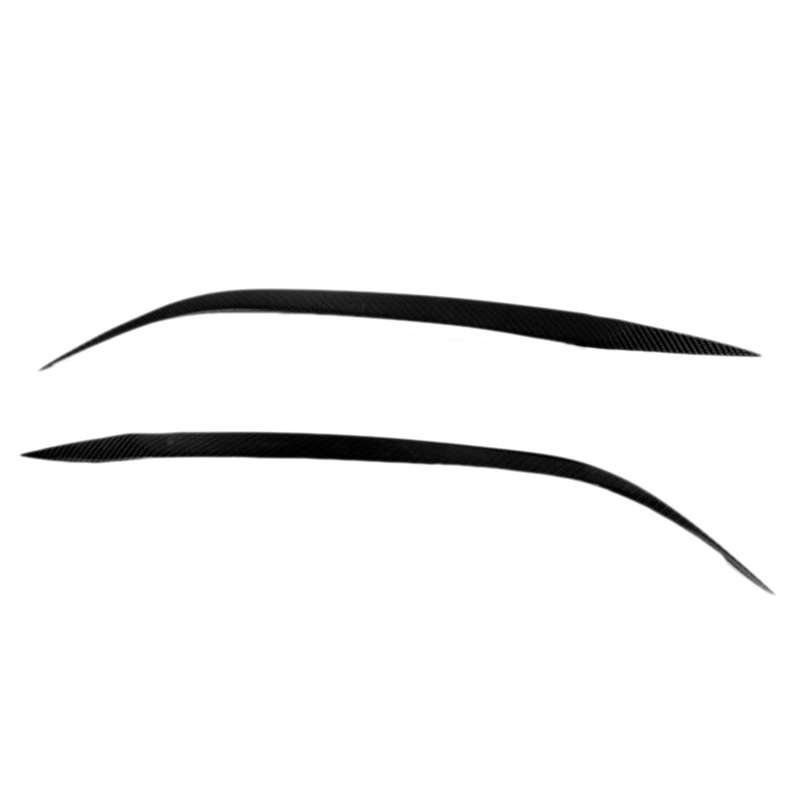 for 3 Sedan 2004-2009 Carbon Fiber Car Sticker Front Headlights Eyebrow Eyelid Trim Cover