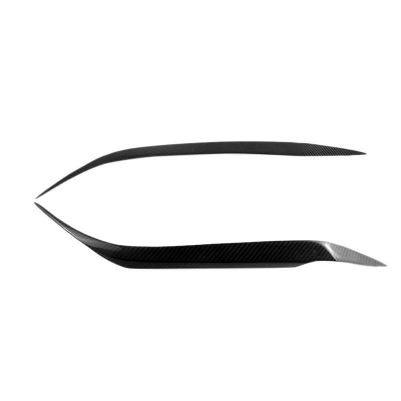 for 3 Sedan 2004-2009 Carbon Fiber Car Sticker Front Headlights Eyebrow Eyelid Trim Cover