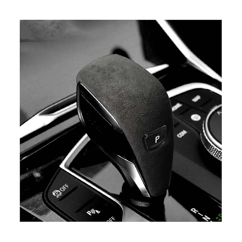 for 3 Series 20-23 Red Tumbled Leather Shifter Cover Protective Cover Case