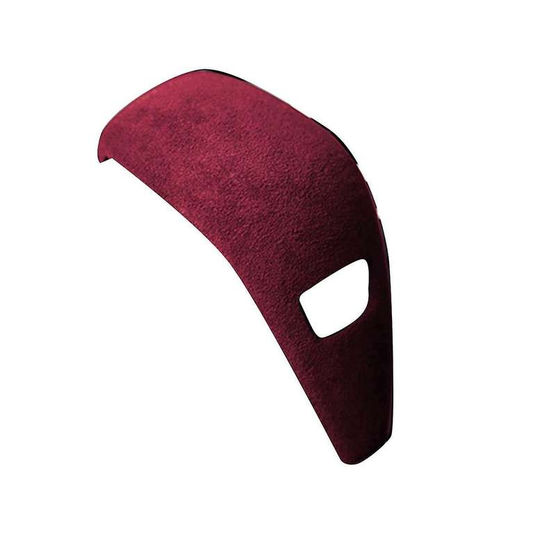for 3 Series 20-23 Wine Red Tumbled Leather Shifter Cover Protective Cover Case