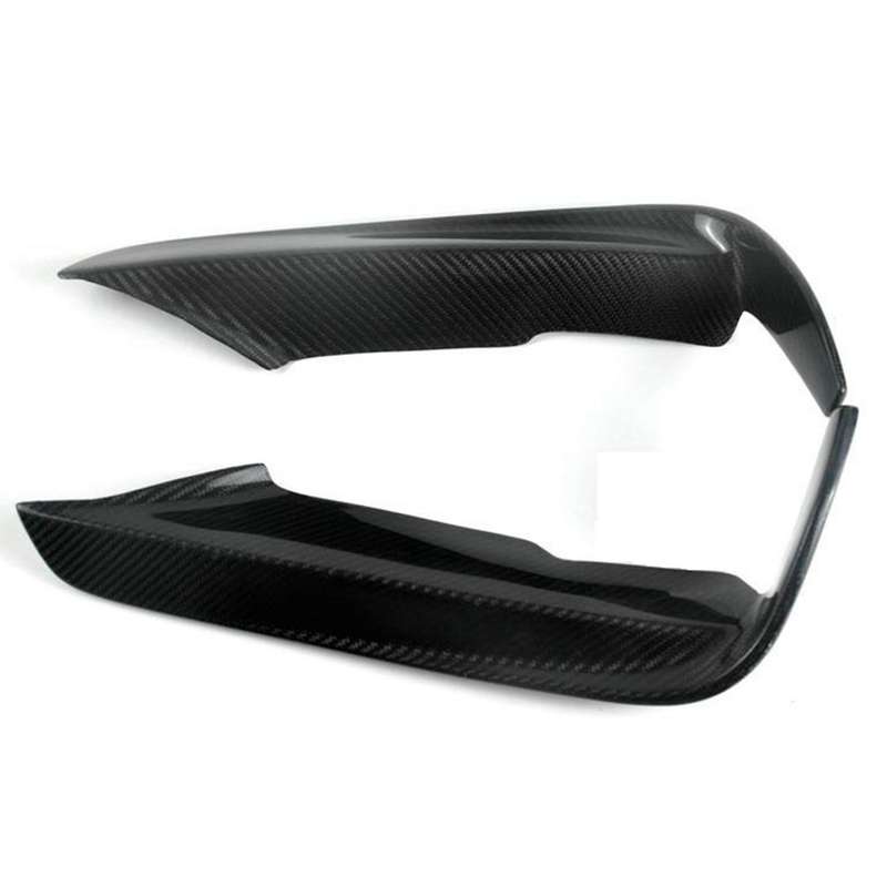 for 3 Series 320 328 330 F30 F35 2012-2018 Carbon Fiber Front Fog Lights Eyebrow Bumper Splitters Fi