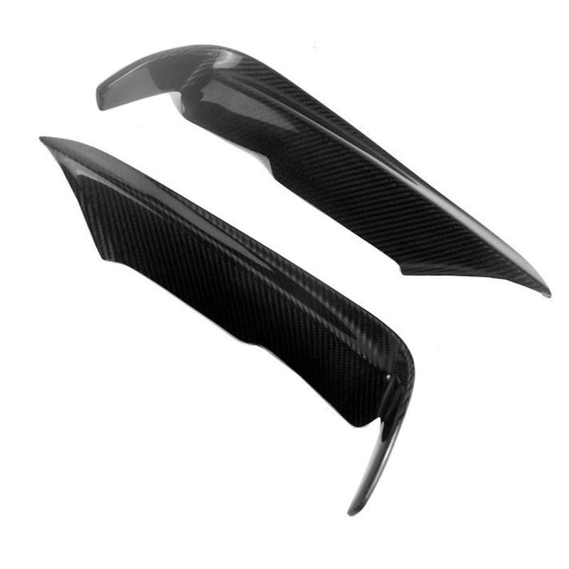 for 3 Series 320 328 330 F30 F35 2012-2018 Carbon Fiber Front Fog Lights Eyebrow Bumper Splitters Fi