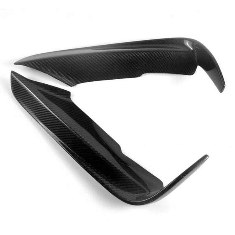 for 3 Series 320 328 330 F30 F35 2012-2018 Carbon Fiber Front Fog Lights Eyebrow Bumper Splitters Fi