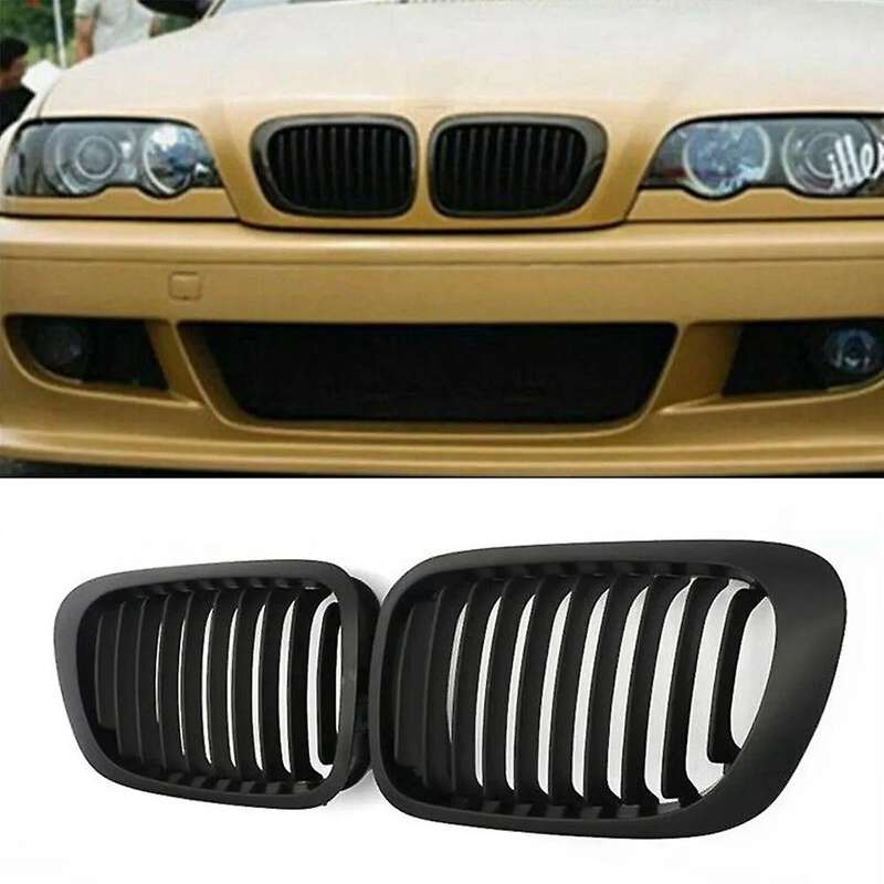 for 3 Series E46 4 Door 2002-2005 Car Front Bumper Grilles Racing Grill Kidney Auto Grills Accessori